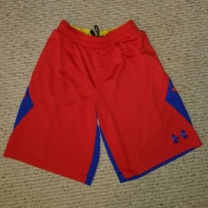 Boys Under Armour Superman shorts